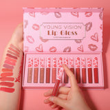 YOUNG VISION Flaming red liquid lipstick set-12pcs