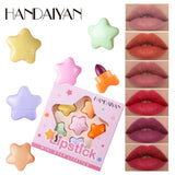 6PCS/SET Mini Star Lipstick