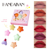 6PCS/SET Mini Star Lipstick